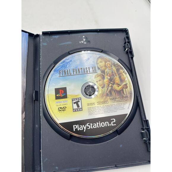 Final Fantasy XII 12 PlayStation 2, 2006 - Black Label PS2 Complete CIB - Picture 6 of 9